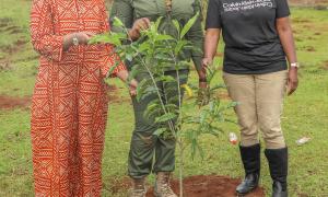 CS AND 2PS AT TREE PLANTING KAKAMEGA